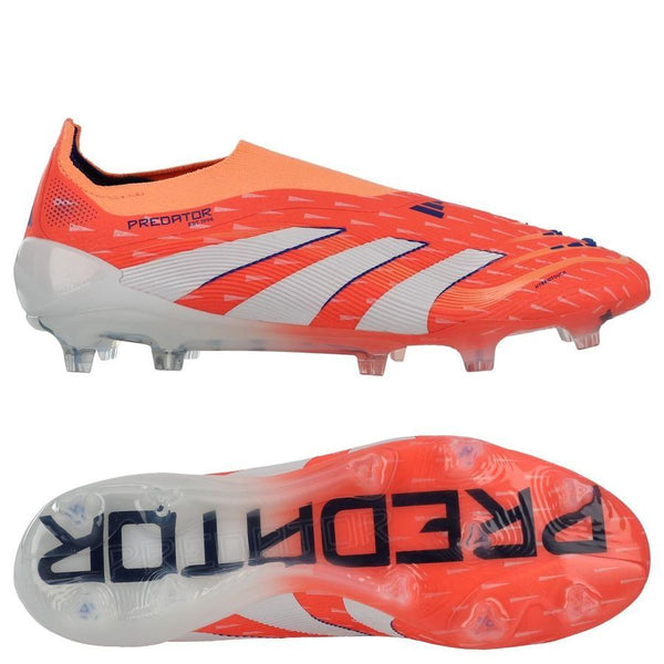 predator elite fg laceless coral blaze