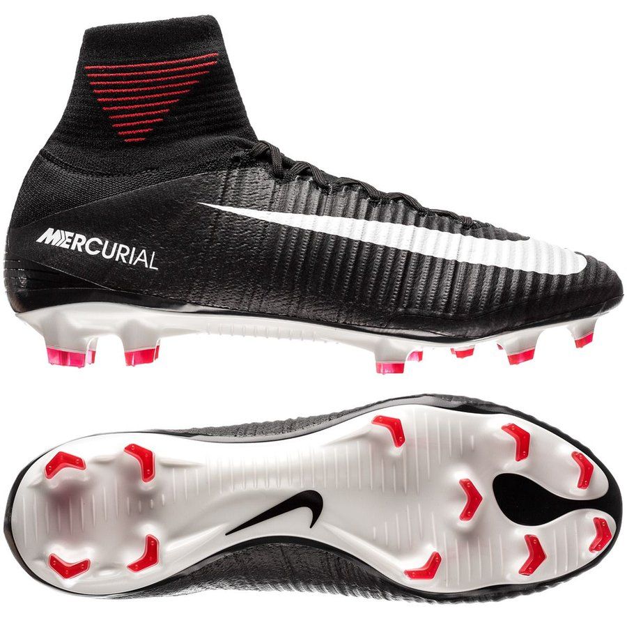 Mercurial Superfly 5 V FG Pitch Dark Black Red 2017