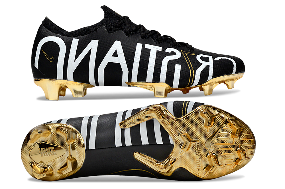 Mercurial Vapor 12 Elite FG 2017 CR7 Black Vivid Gold