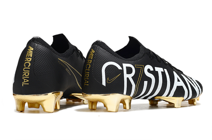 Mercurial Vapor 12 Elite FG 2017 CR7 Black Vivid Gold