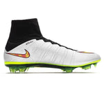 Mercurial Superfly 4 IV FG 2014 White & Green & Black