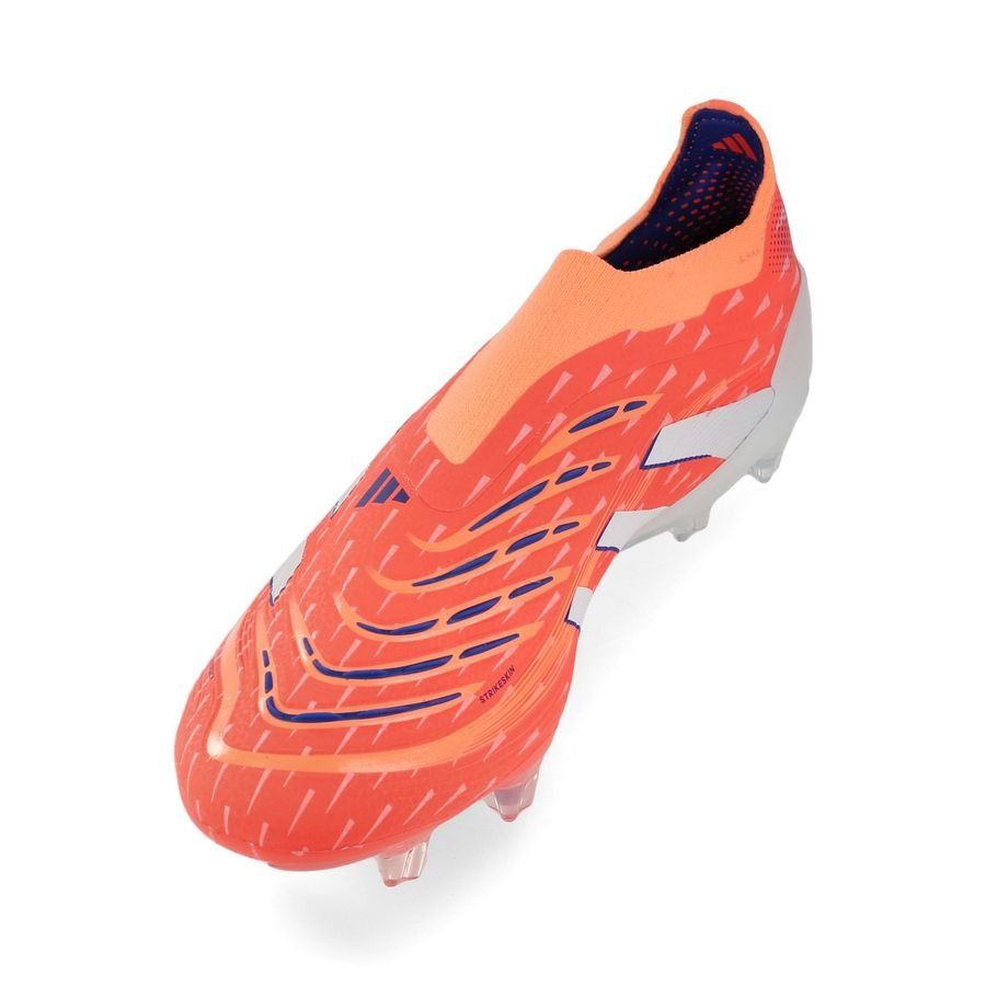 predator elite fg laceless coral blaze