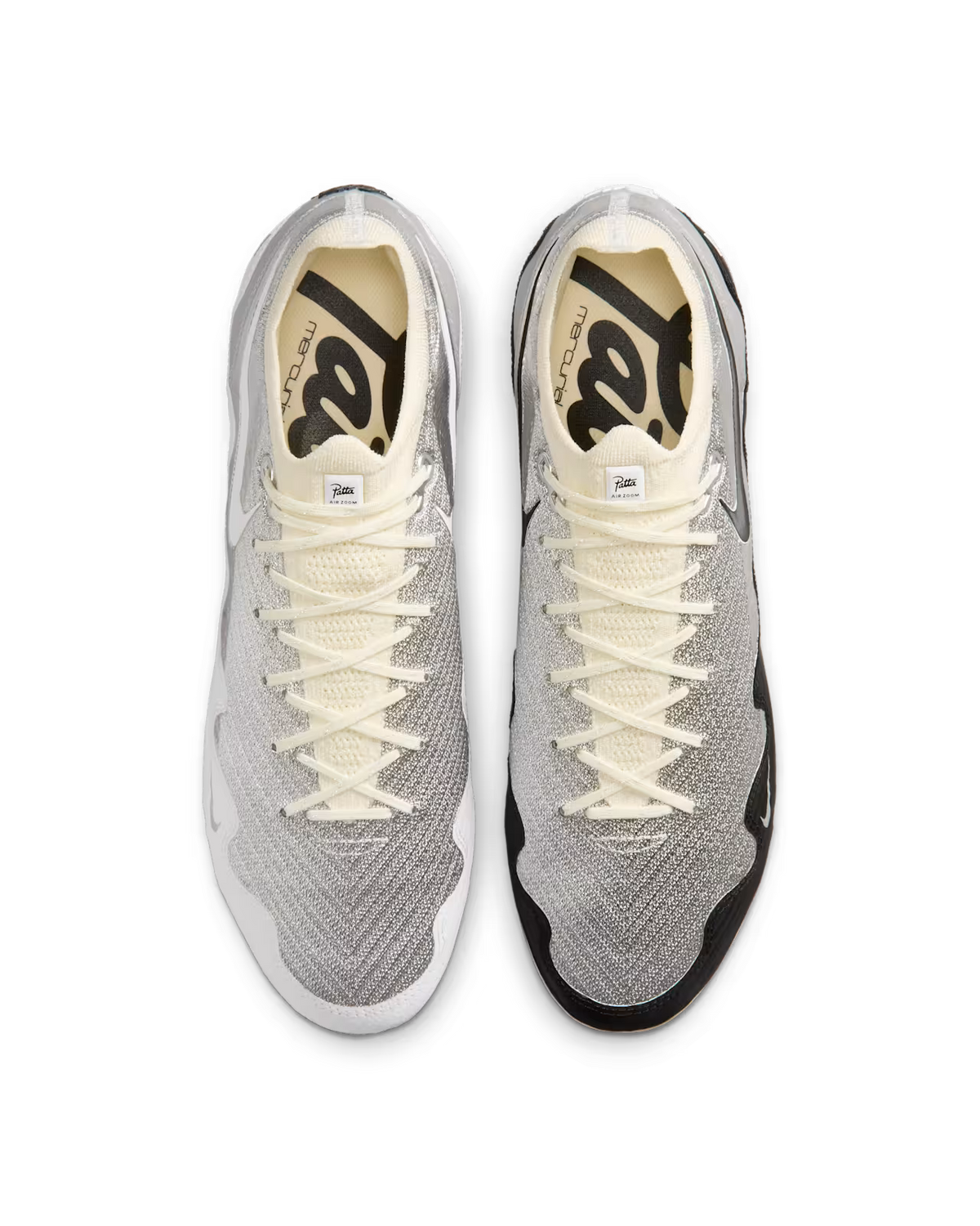 Mercurial Vapor 16 FG Elite x Patta Metalic Silver
