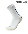 Pro Anti-Slip Grip Socks White