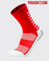 Pro Anti-Slip Grip Socks Red