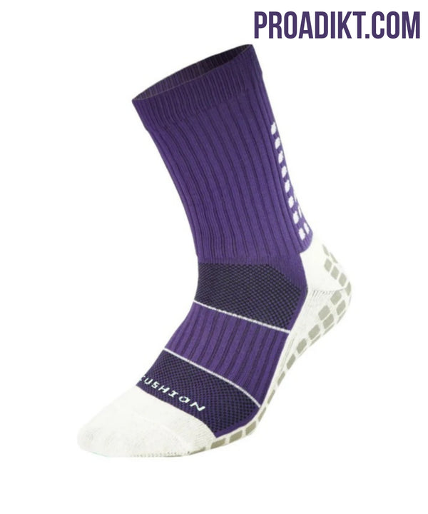 Pro Anti-Slip Grip Socks Purple